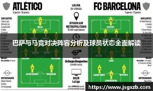 巴萨与马竞对决阵容分析及球员状态全面解读